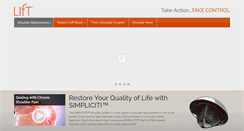 Desktop Screenshot of liftmyarm.com